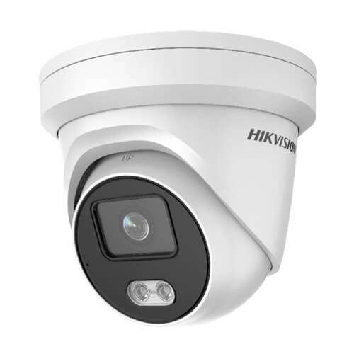 Hikvision IP Dome DS-2CD2347G2-L 4MP PRO 0.0014Lux Luz30m 2.8mm H265 + POE SD WDR Colorvu