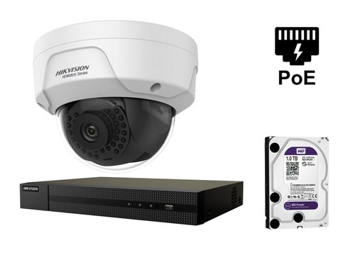 Telecamera IP Hikvision da 4 Megapixel - KIT1-HWI-D141H