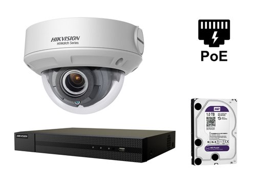Telecamera IP HIKVISION da 4 Megapixel - KIT1-HWI-D640H-Z