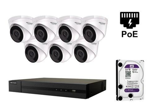 Telecamera IP Hikvision da 4 Megapixel - KIT7-HWI-T241H