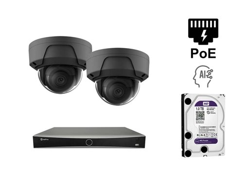 Telecamera IP Safire 2 Megapixel - KIT2-SF-IPD835HG-2E
