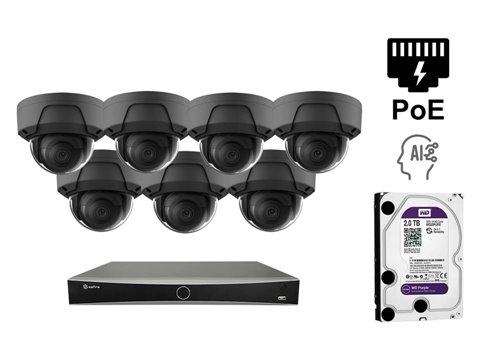 Telecamera IP Safire 2 Megapixel - KIT7-SF-IPD835HG-2E
