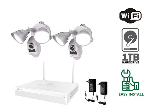 Videocamera proiettore EZVIZ WiFi - KIT2-EZ-CS-LC1-A0-1B2WPFRL