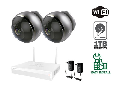 Fotocamera Wi-Fi Ezviz da 3 MP - KIT2-EZ-C6P