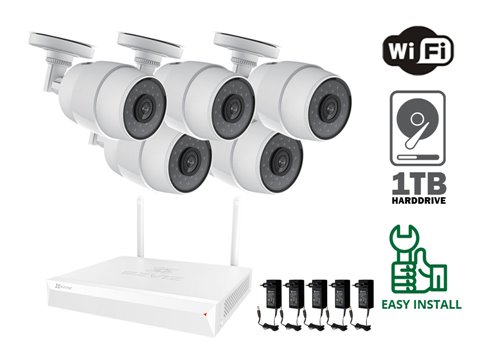 Telecamera IP Ezviz Wifi - KIT5-EZ-C3C