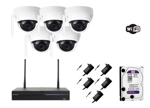 Telecamera IP X-Security da 3 Megapixel - KIT5-XS-IPDM843-3W-0360