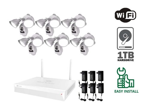 Telecamera Proiettore WiFi EZVIZ - KIT6-EZ-CS-LC1-A0-1B2WPFRL
