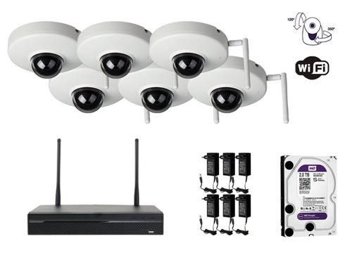 Telecamera IP Pan e Tilt - KIT6-XS-IPPT050SW-2W