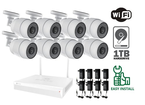 Telecamera IP Ezviz Wifi - KIT8-EZ-C3C