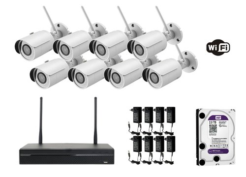 Telecamera IP da 2 Megapixel ECO Range - KIT8-XS-IPCV026H-2EW