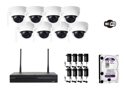 Telecamera IP X-Security da 3 Megapixel - KIT8-XS-IPDM843-3W-0360