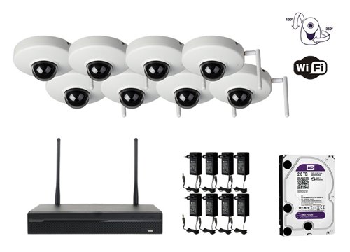 Telecamera IP Pan e Tilt - KIT8-XS-IPPT050SW-2W