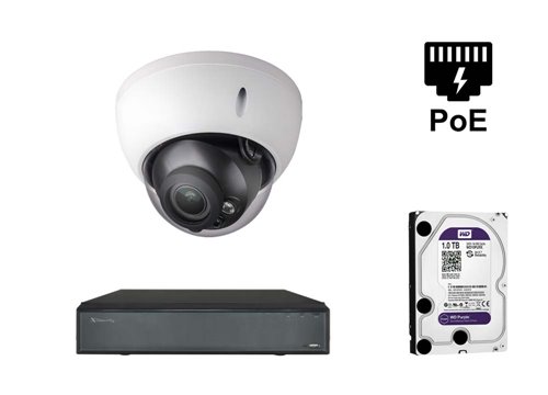 Telecamera IP da 4 Megapixel - KIT1-XS-IPDM844ZWA-4