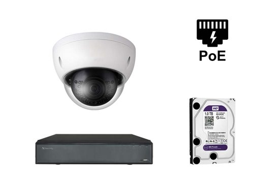 Telecamera dome IP X-Security - KIT1-XS-IPDM843WH-5