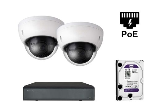 Telecamera IP da 4 Megapixel - KIT2-XS-IPDM843W-4