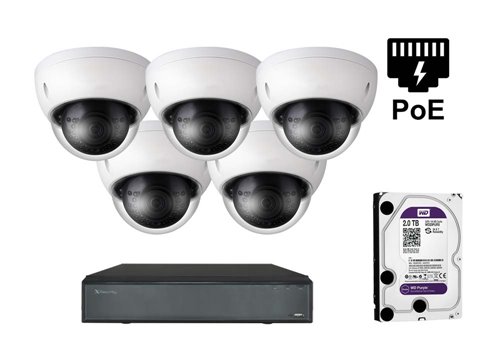 Telecamera IP da 4 Megapixel - KIT5-XS-IPDM843W-4