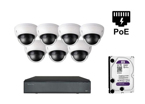 Telecamera IP da 4 Megapixel - KIT7-XS-IPDM843W-4