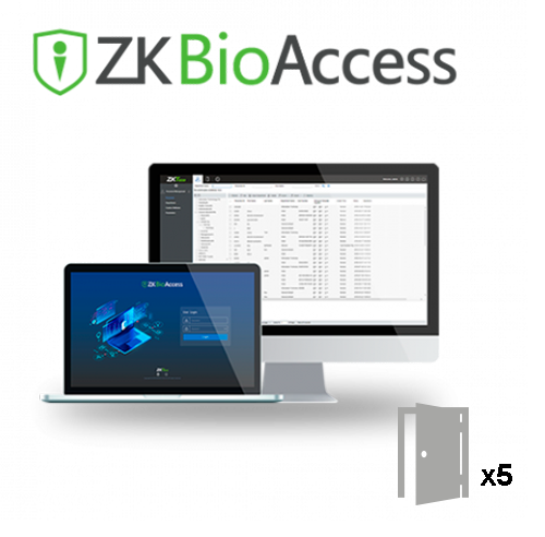 Licenza software di controllo accessi - ZK-BIOACCESS-5D
